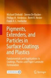 Cover von Pigments, Extenders, and Particles in Surface Coatings and Plastics