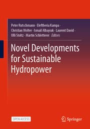 Cover von Novel Developments for Sustainable Hydropower
