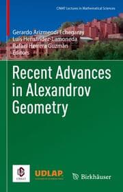 Cover von Recent Advances in Alexandrov Geometry