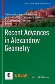Cover von Recent Advances in Alexandrov Geometry