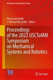 Cover von Proceedings of the 2022 USCToMM Symposium on Mechanical Systems and Robotics