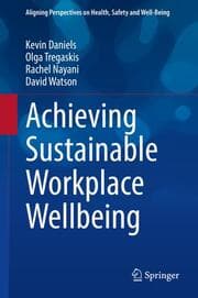 Cover von Achieving Sustainable Workplace Wellbeing
