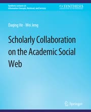 Cover von Scholarly Collaboration on the Academic Social Web