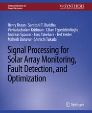 Cover von Signal Processing for Solar Array Monitoring, Fault Detection, and Optimization