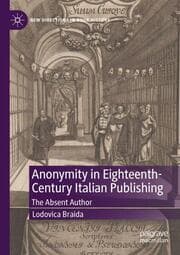 Cover von Anonymity in Eighteenth-Century Italian Publishing