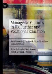 Cover von Managerial Cultures in UK Further and Vocational Education
