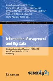 Cover von Information Management and Big Data