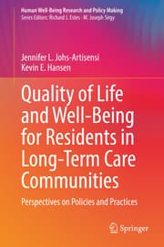 Cover von Quality of Life and Well-Being for Residents in Long-Term Care Communities