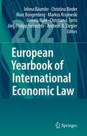 Cover von European Yearbook of International Economic Law 2021