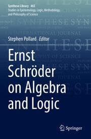Cover von Ernst Schroder on Algebra and Logic