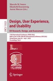 Cover von Design, User Experience, and Usability: UX Research, Design, and Assessment
