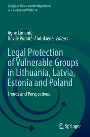 Cover von Legal Protection of Vulnerable Groups in Lithuania, Latvia, Estonia and Poland