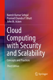 Cover von Cloud Computing with Security and Scalability.