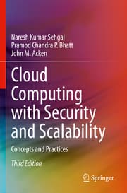 Cover von Cloud Computing with Security and Scalability.