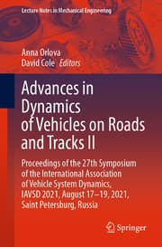 Cover von Advances in Dynamics of Vehicles on Roads and Tracks II