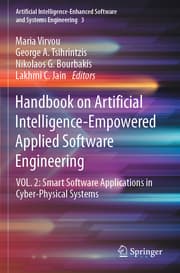 Cover von Handbook on Artificial Intelligence-Empowered Applied Software Engineering