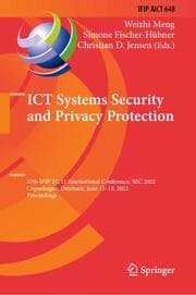 Cover von ICT Systems Security and Privacy Protection