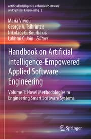 Cover von Handbook on Artificial Intelligence-Empowered Applied Software Engineering