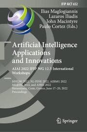 Cover von Artificial Intelligence Applications and Innovations. AIAI 2022 IFIP WG 12.5 International Workshops