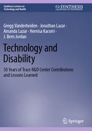 Cover von Technology and Disability