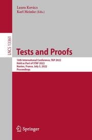 Cover von Tests and Proofs