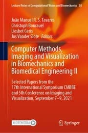 Cover von Computer Methods, Imaging and Visualization in Biomechanics and Biomedical Engineering II