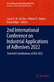 Cover von 2nd International Conference on Industrial Applications of Adhesives 2022