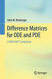 Cover von Difference Matrices for ODE and PDE