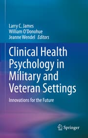 Cover von Clinical Health Psychology in Military and Veteran Settings
