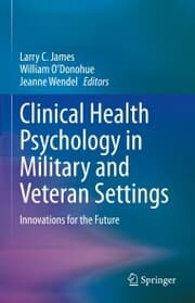 Cover von Clinical Health Psychology in Military and Veteran Settings