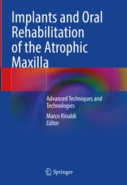 Cover von Implants and Oral Rehabilitation of the Atrophic Maxilla