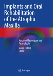 Cover von Implants and Oral Rehabilitation of the Atrophic Maxilla