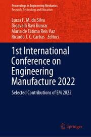Cover von 1st International Conference on Engineering Manufacture 2022