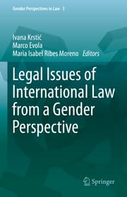 Cover von Legal Issues of International Law from a Gender Perspective