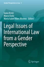 Cover von Legal Issues of International Law from a Gender Perspective