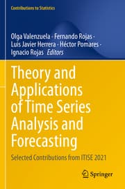 Cover von Theory and Applications of Time Series Analysis and Forecasting