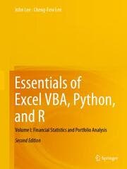 Cover von Essentials of Excel VBA, Python, and R