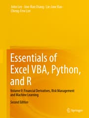 Cover von Essentials of Excel VBA, Python, and R