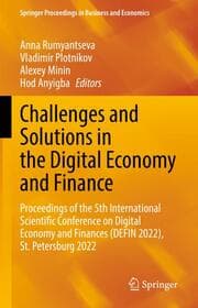 Cover von Challenges and Solutions in the Digital Economy and Finance