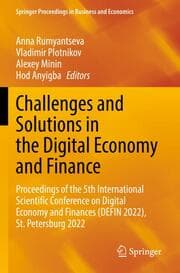 Cover von Challenges and Solutions in the Digital Economy and Finance