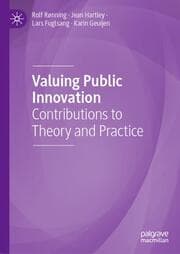 Cover von Valuing Public Innovation