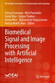 Cover von Biomedical Signal and Image Processing with Artificial Intelligence