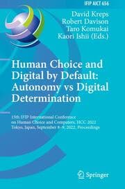 Cover von Human Choice and Digital by Default: Autonomy vs Digital Determination