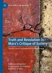 Cover von Truth and Revolution in Marx's Critique of Society