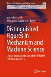 Cover von Distinguished Figures in Mechanism and Machine Science