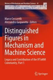 Cover von Distinguished Figures in Mechanism and Machine Science