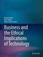 Cover von Business and the Ethical Implications of Technology
