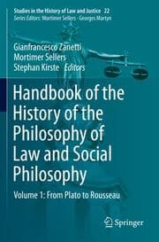 Cover von Handbook of the History of the Philosophy of Law and Social Philosophy