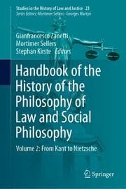 Cover von Handbook of the History of the Philosophy of Law and Social Philosophy