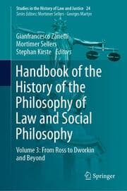 Cover von Handbook of the History of the Philosophy of Law and Social Philosophy